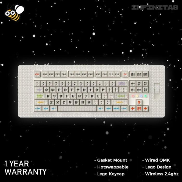 MelGeek Pixel Wireless Gasket Mount Mechanical Keyboard 2.4ghz / BT