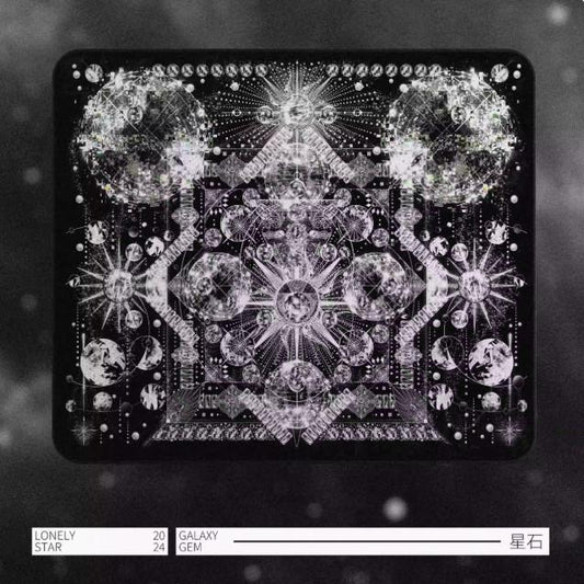 Aimstar Galaxy Gem Rubber Base Gaming Mousepad (Hybrid)