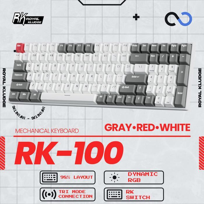 Royal Kludge RK100 / RK-100 / RK860 / RK-860 Hotswap Mechanical Keyboard