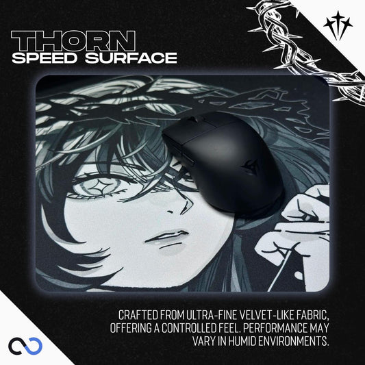 Aimstar Thorn Poron base Gaming Mousepad (Speed)