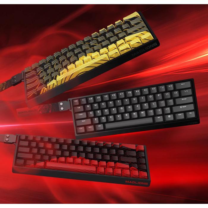 MADLIONS MAD60 HE 8K Hall Effect 60% Keyboard Rapid Trigger SOCD DKS Wooting Fierce Gaming Gear