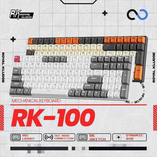 Royal Kludge RK100 / RK-100 / RK860 / RK-860 Hotswap Mechanical Keyboard