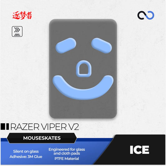 Dream Gamer ICE Razer Viper V2 Pro Mouse Feet / Mouse Skate PTFE (Speed)
