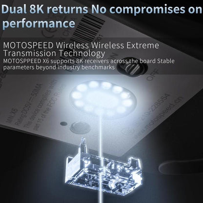 MOTOSPEED X6 MAX 8k Super Light Wireless Gaming Mouse