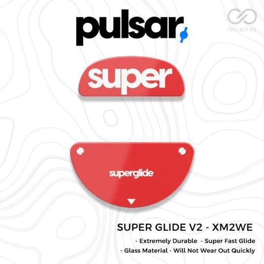 Pulsar Superglide 2 / V2 Endgame Gear XM2WE Glass mouse feet