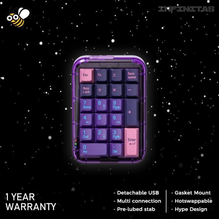 MelGeek MojoPad Wireless Gasket Mount Mechanical Keyboard 2.4ghz / BT