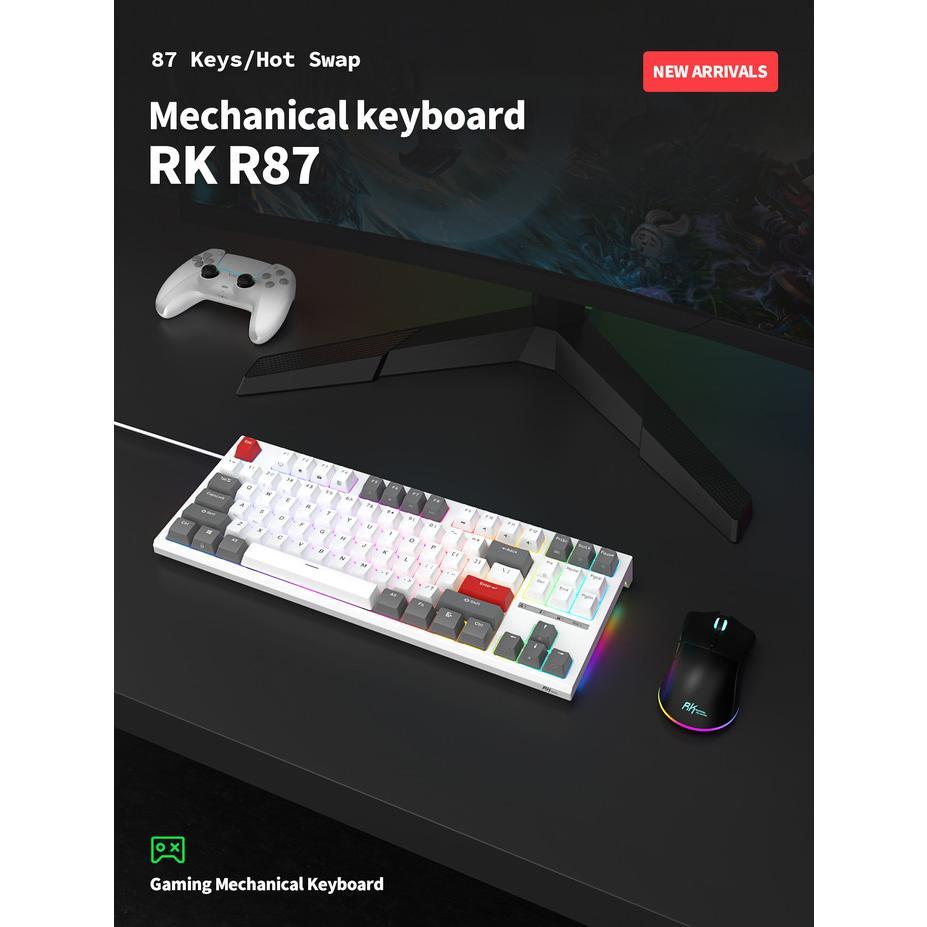Royal Kludge RKR87 / RK-R87 / RK-87 / RK87 Hotswap Mechanical Keyboard