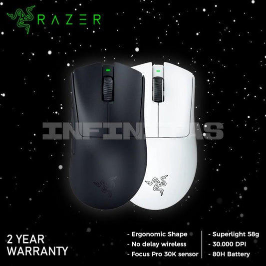 Razer DeathAdder V3 Pro Ultra Lightweight Wireless Gaming Mouse 2.4Ghz