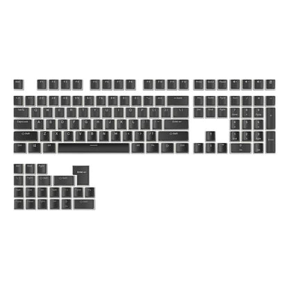 Keycaps PBT Pudding Black / Hitam OEM Profile Shine-Through Keycap