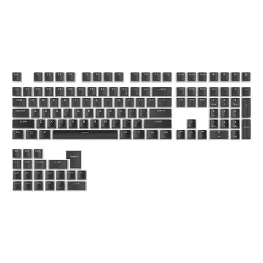 Keycaps PBT Pudding Black / Hitam OEM Profile Shine-Through Keycap