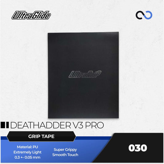 Meow Gaming Gear Ultraglide 030 DEATHADDER V3 Gaming Mouse Grip Tape 0.3mm Anti-Slip Poron / Polyutherane