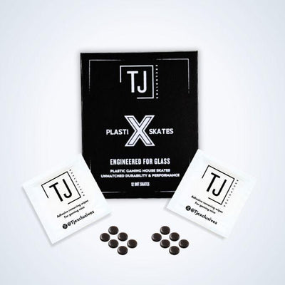 TJ-Exclusives PLASTIX Dots Universal Mouse Feet / Mouse Skate Plastic (Speed)