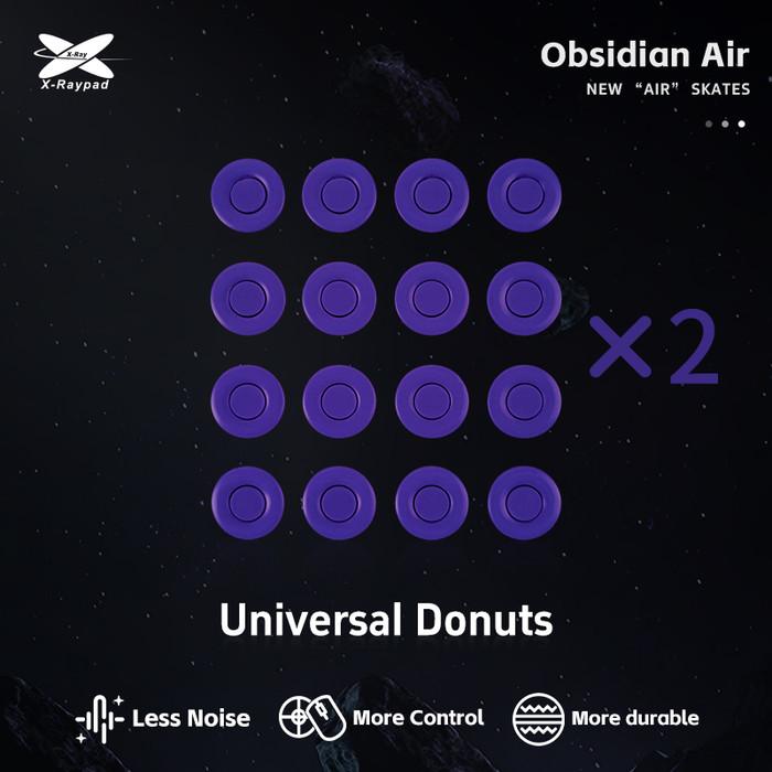 XRP Obsidian Air Universal Donuts PTFE Gaming Mouse Feet / Mouse Skate (Control)