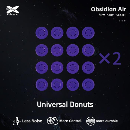XRP Obsidian Air Universal Donuts PTFE Gaming Mouse Feet / Mouse Skate (Control)