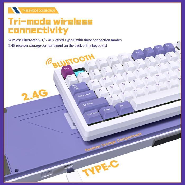 Darmoshark TOP-75 / TOP75 3 Mode Top Mount 75% Mechanical Keyboard