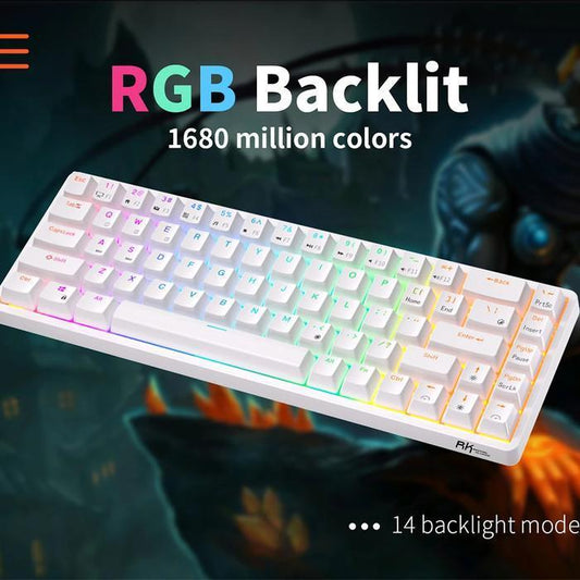 Royal Kludge RKG68 / RK-G68 / RK837 / RK68 Hotswap Mechanical Keyboard