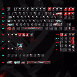 Titan Nation Chain saw man 2 Anime Keycaps Cherry Profile Dye Sub PBT Keycap 130-Keys