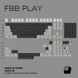 FBB Play Keycaps Cherry Profile Dye sub PBT Keycap 174-Keys
