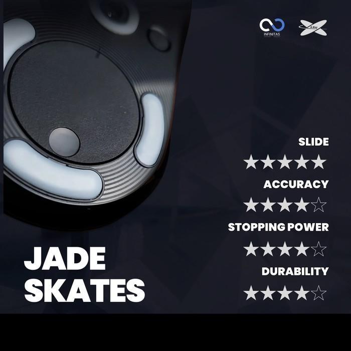 XRaypad Jade VGN Dragonfly F1 / F-1 Series PTFE Mouse Feet / Mouse Skate for Cloth Mouse pad (Speed)