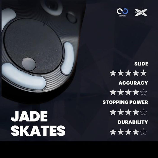 XRaypad Jade VGN Dragonfly F1 / F-1 Series PTFE Mouse Feet / Mouse Skate for Cloth Mouse pad (Speed)
