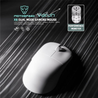 MOTOSPEED X6 MAX 8k Super Light Wireless Gaming Mouse