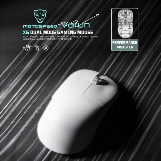 MOTOSPEED X6 MAX 8k Super Light Wireless Gaming Mouse