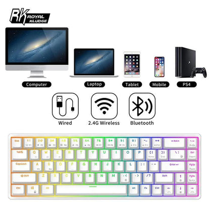 Royal Kludge RKG68 / RK-G68 / RK837 / RK68 Hotswap Mechanical Keyboard