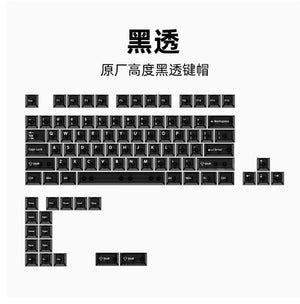 Latenpow Transparent Keycaps OEM Profile UV Printed PC Keycap 93-Keys