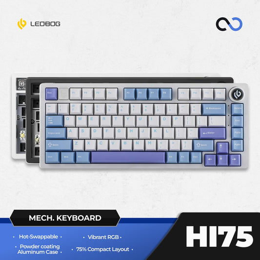 Leobog HI75 Gasket Hotswap 75% Aluminium Mechanical Gaming Keyboard