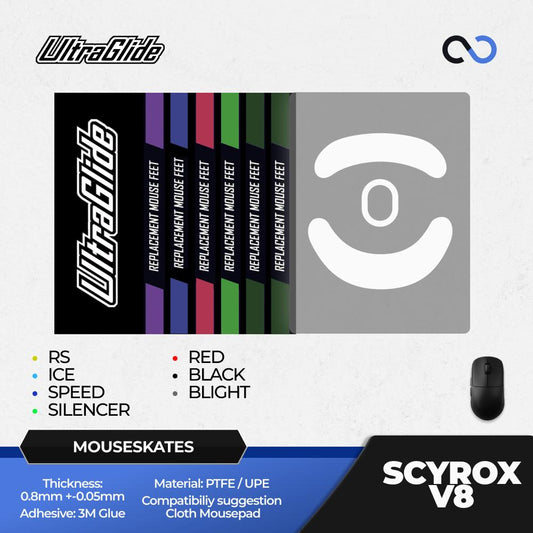 Meow Gaming Gear UltraGlide SCYROX V8 Mouse Feet / Mouse Skate