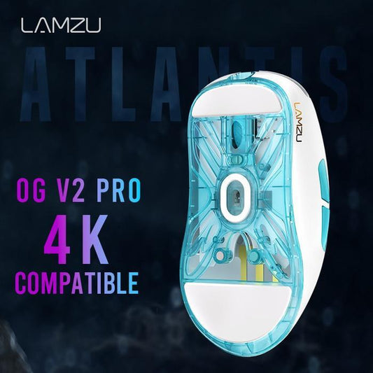Lamzu Atlantis OG V2 Pro Wireless Ultra Light Ambidex Gaming Mouse Ori
