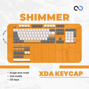 Keycaps PBT Shimmer / Ember XDA Profile Keycap