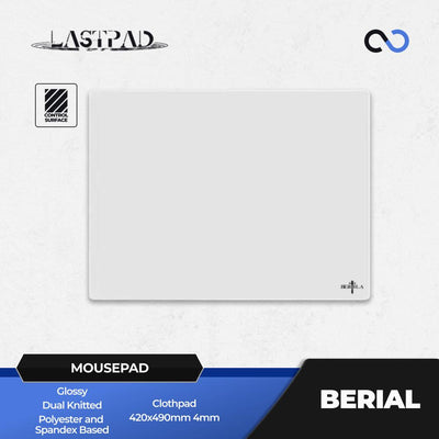 LASTPAD Berial Poron like Polyester Foam Base Gaming Mousepad (Control)