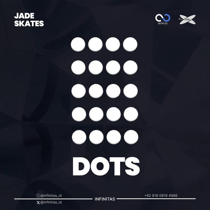 XRaypad Jades Universal Dots PTFE Mouse Feet / Mouse Skate for Cloth Mouse pad (Speed)