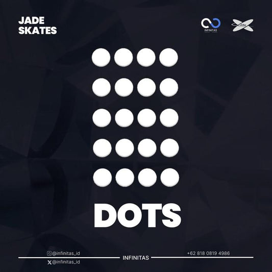 XRaypad Jades Universal Dots PTFE Mouse Feet / Mouse Skate for Cloth Mouse pad (Speed)