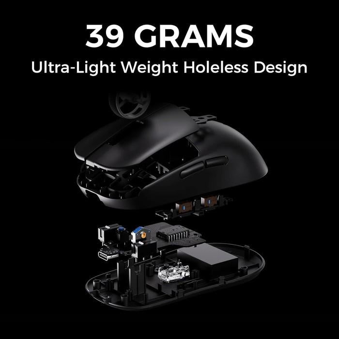 MCHOSE L7 Ultra 8K Wireless Ultra Light Weight PAW3950 Gaming Mouse X2 Shape