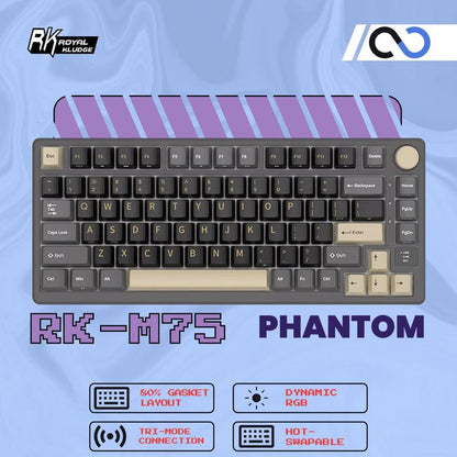 Royal Kludge RK-M75 / RKM75 Hotswap Gasket Wireless 75% Mechanical Keyboard