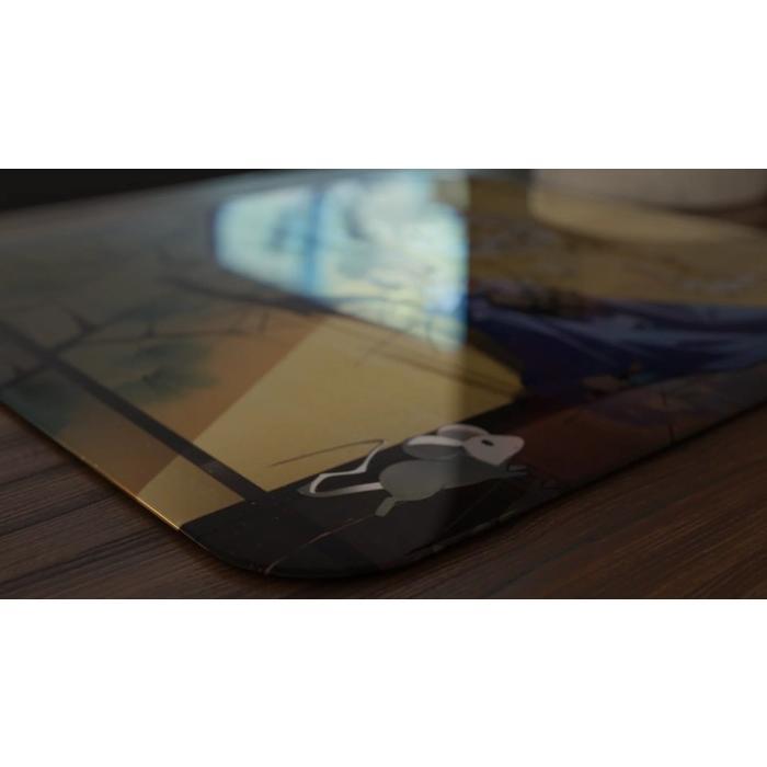 Infinity Mice Tora Poron Base Glass Gaming Mousepad Kaca (Control)