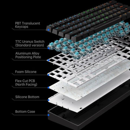 MCHOSE ACE60 PRO 8K Hall Effect 60% Keyboard Rapid Trigger SOCD DKS Wooting