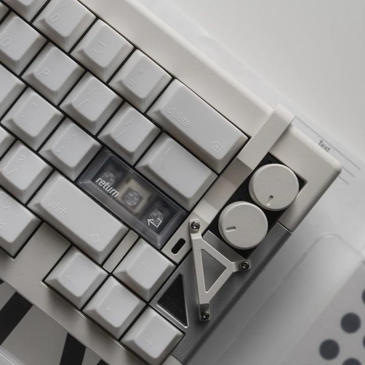 LeleLab Hokkaido White Keycaps Cherry Profile UV Printed ABS Keycap 133-Keys