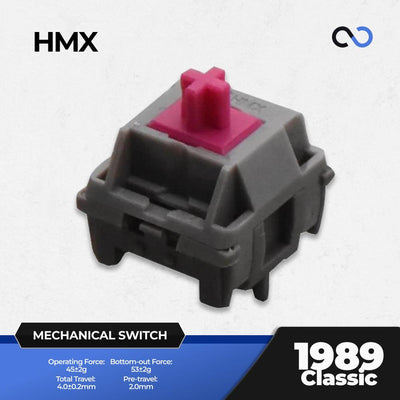 HMX 1989 Classic Mechanical Keyboard PCB Mount Switch (Linear) by 80sRetro
