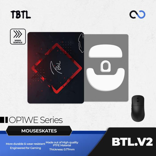 TBTL BTL V2 WLMouse Ying Mouse Feet / Mouse Skate PTFE for Cloth Mouse pad (Speed)