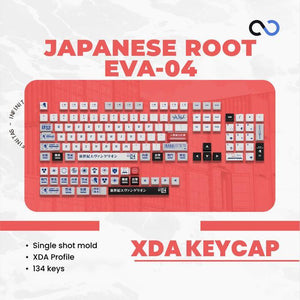 Keycaps PBT EVA-04 / EVA04 / Evangenlion XDA Profile Keycap