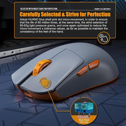 Darmoshark M3s Pro 4k Varun Wireless Ultra Light Ambi Gaming Mouse