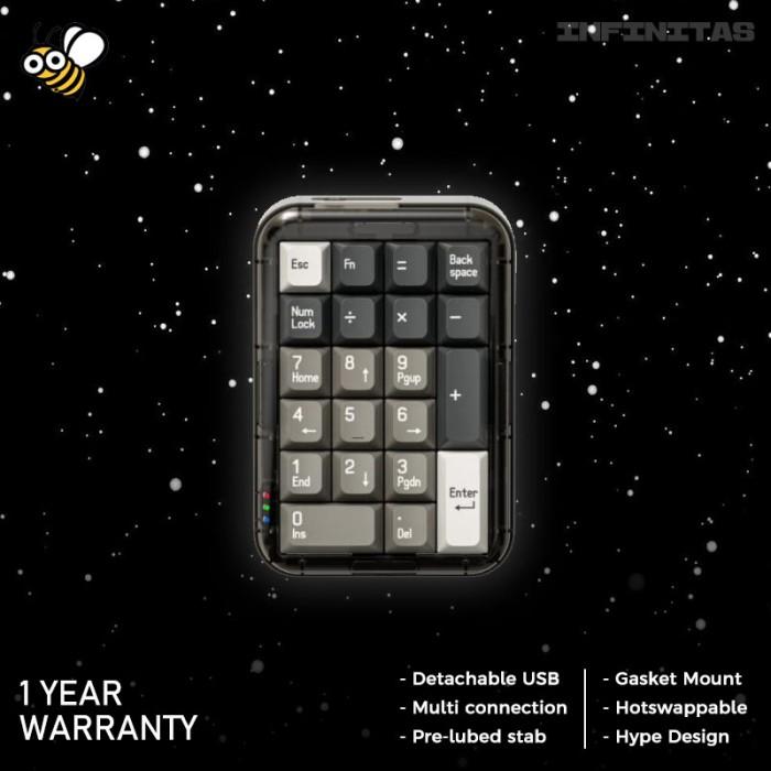 MelGeek MojoPad Wireless Gasket Mount Mechanical Keyboard 2.4ghz / BT