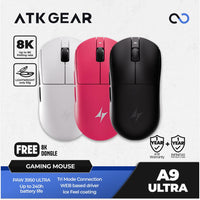 ATK A9 ULTRA 8K Wireless Light Weight PAW3950Ultra Gaming Mouse GPX shape