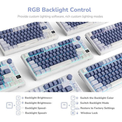 Royal Kludge RK-M75 / RKM75 Hotswap Gasket Wireless 75% Mechanical Keyboard