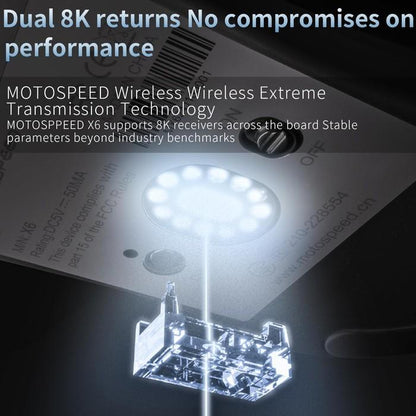 MOTOSPEED X6 8k Super Light Wireless Gaming Mouse