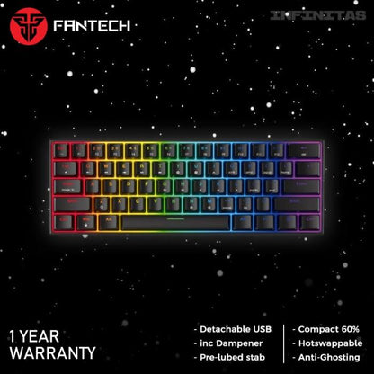 Fantech Maxfit61 MK857 60% Hotswap Mechanical Keyboard