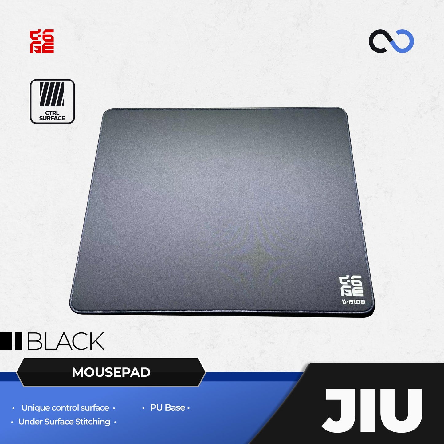 D-Glow JIU Poron Base Soft Gaming Mousepad Artisan Type-99 Clone (Control)